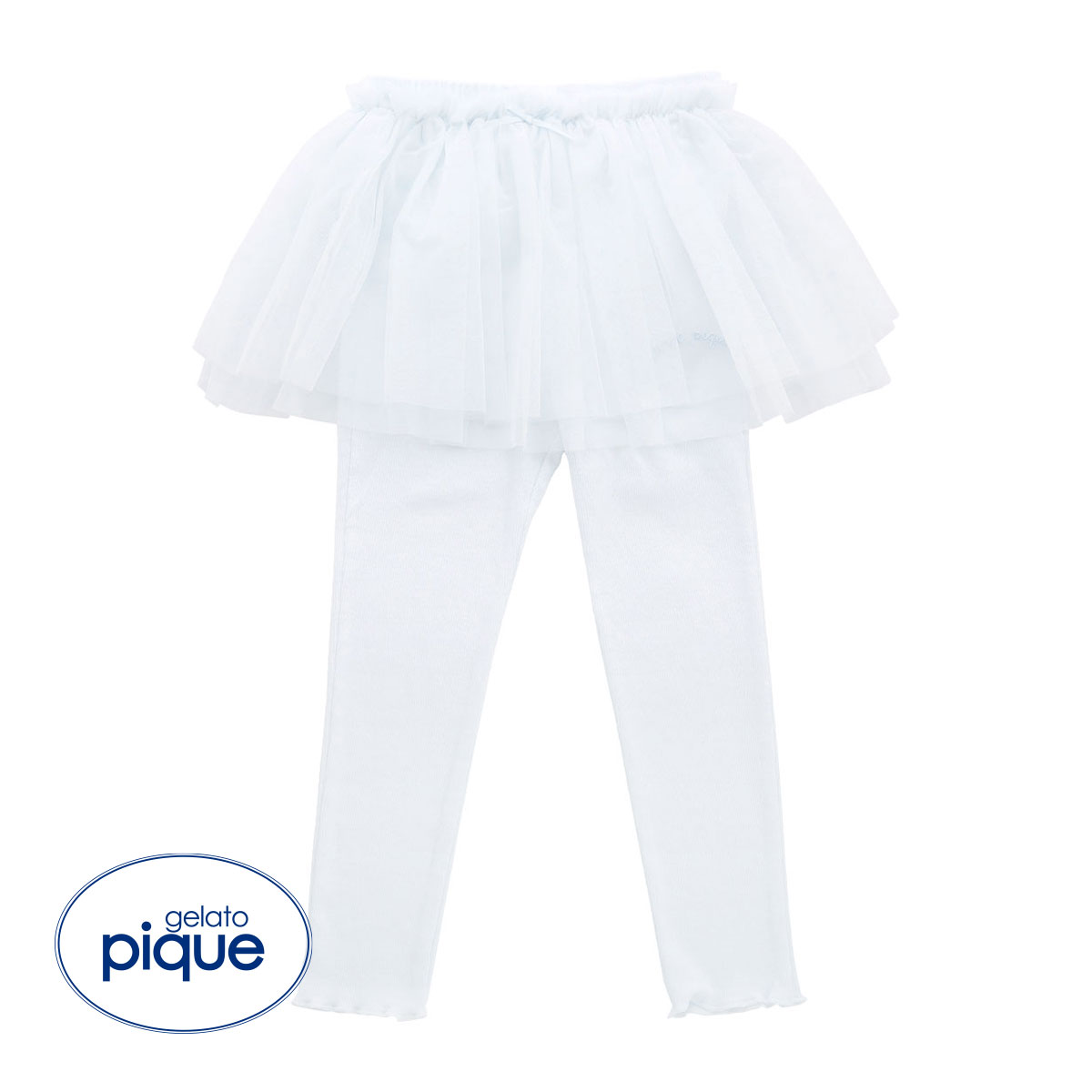 ジェラートピケ キッズアンドベイビー gelato pique Kids＆Baby 【KIDS】スターチュールレギンス ジェラピケ(BU-ブルー-XXS)