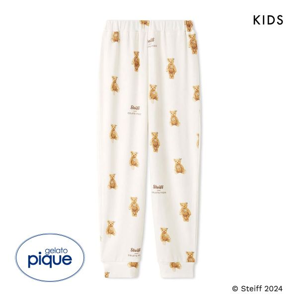 ジェラートピケ キッズアンドベイビー キッズ シュタイフ 販路限定商品 James柄ロングパンツ ジェラピケ ルームウェア gelato pique Kids＆Baby