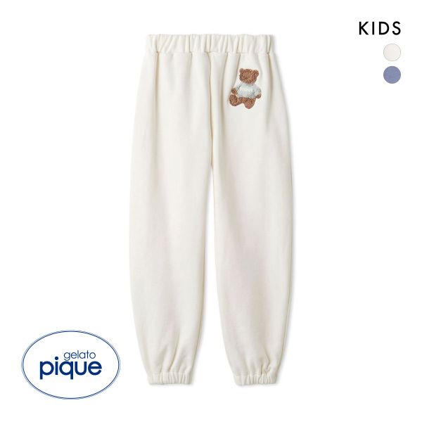 ジェラートピケ キッズアンドベイビー キッズ 販路限定商品 HOLIDAY ベア裏毛ロングパンツ ジェラピケ ルームウェア gelato pique Kids＆Baby KIDS
