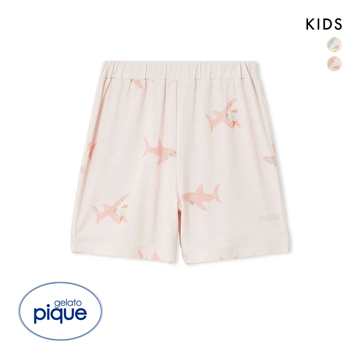 ジェラートピケ　SHARK柄Tシャツ＆ショートパンツ【新品未開封】 楽天市場】ジェラートピケ gelato pique 接触冷感 SHARK柄T
