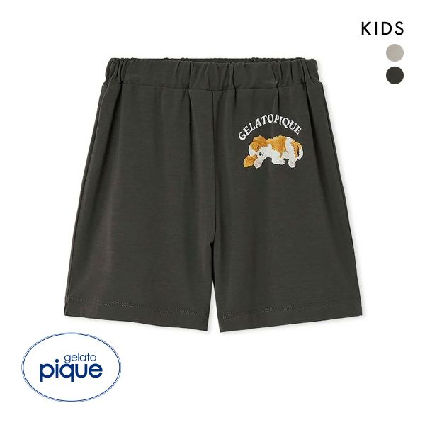 ジェラートピケ キッズアンドベイビー キッズ スリーピングドッグショートパンツ ジェラピケ ルームウェア gelato pique Kids＆Baby KIDS