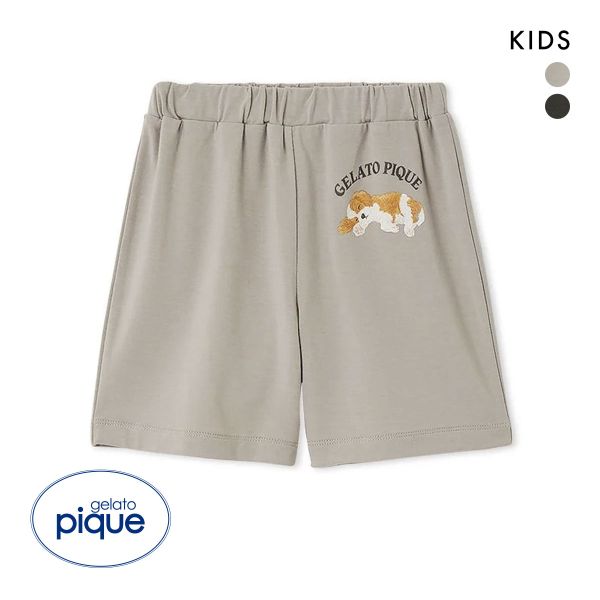 ジェラートピケ キッズアンドベイビー キッズ スリーピングドッグショートパンツ ジェラピケ ルームウェア gelato pique Kids＆Baby KIDS