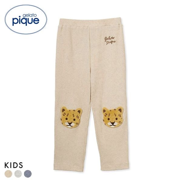 ジェラートピケ キッズアンドベイビー キッズ リブアップリケパンツ ジェラピケ ルームウェア パジャマ gelato pique Kids＆Baby KIDS