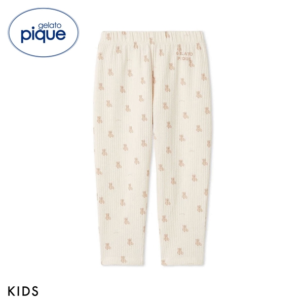 ジェラートピケ キッズアンドベイビー キッズ ぬいぐるみ柄ロングパンツ ジェラピケ ルームウェア パジャマ gelato pique Kids＆Baby KIDS