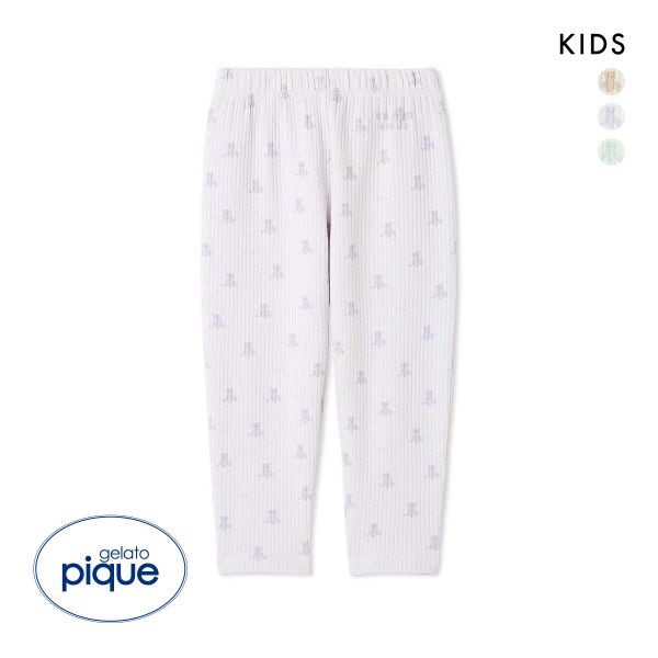 ジェラートピケ キッズアンドベイビー キッズ ぬいぐるみ柄ロングパンツ ジェラピケ ルームウェア パジャマ gelato pique Kids＆Baby KIDS