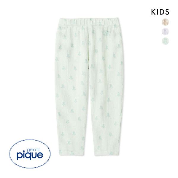 ジェラートピケ キッズアンドベイビー キッズ ぬいぐるみ柄ロングパンツ ジェラピケ ルームウェア パジャマ gelato pique Kids＆Baby KIDS