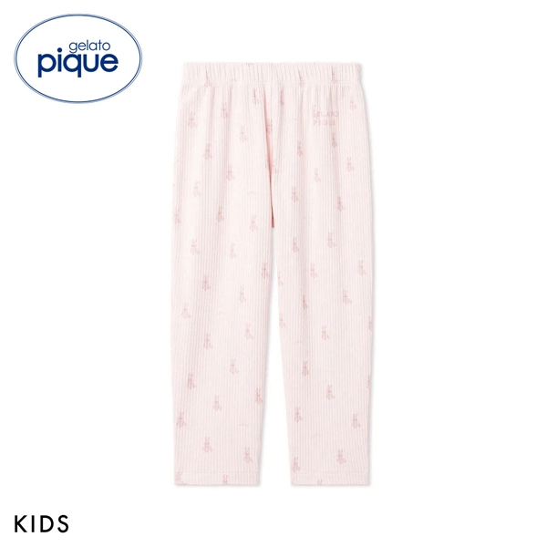 ジェラートピケ キッズアンドベイビー キッズ ぬいぐるみ柄ロングパンツ ジェラピケ ルームウェア パジャマ gelato pique Kids＆Baby KIDS