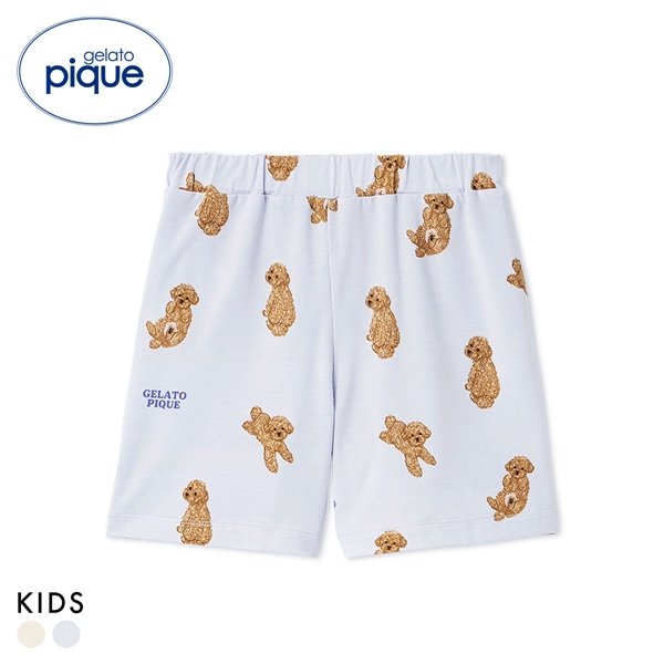 ジェラートピケ キッズアンドベイビー キッズ ドッグ柄ショートパンツ ジェラピケ gelato pique Kids＆Baby KIDS