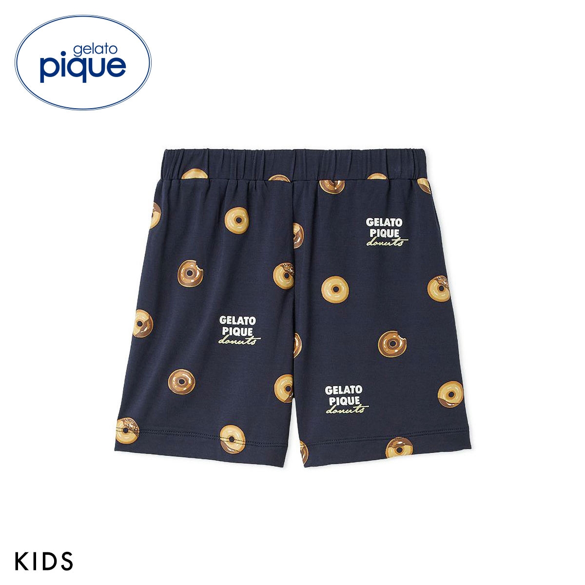 ジェラートピケ キッズアンドベイビー キッズ ドーナツ総柄パンツ ジェラピケ ルームウェア パジャマ gelato pique Kids＆Baby KIDS(NV-ネイビー-90)