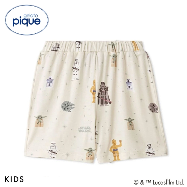 ジェラートピケ STAR WARS キッズアンドベイビー キッズ 総柄ショートパンツ ジェラピケ スターウォーズ gelato pique Kids＆Baby KIDS