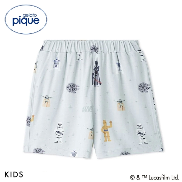 ジェラートピケ STAR WARS キッズアンドベイビー キッズ 総柄ショートパンツ ジェラピケ スターウォーズ gelato pique Kids＆Baby KIDS