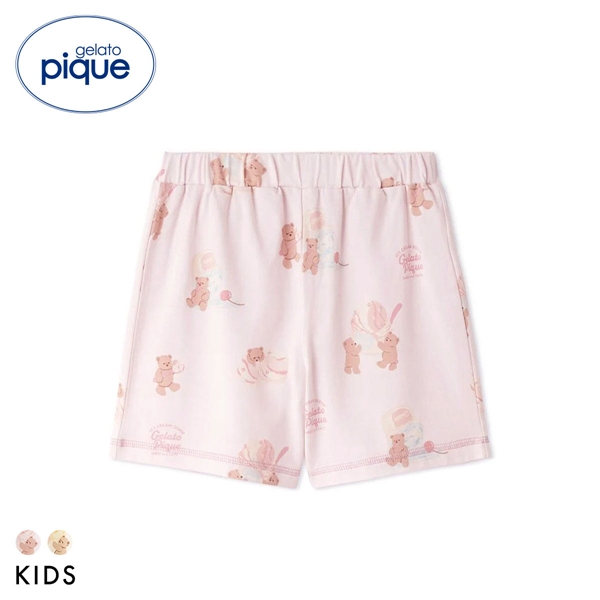 ジェラートピケ キッズアンドベイビー キッズ アイスクリームベア柄ショートパンツ ジェラピケ gelato pique Kids＆Baby KIDS
