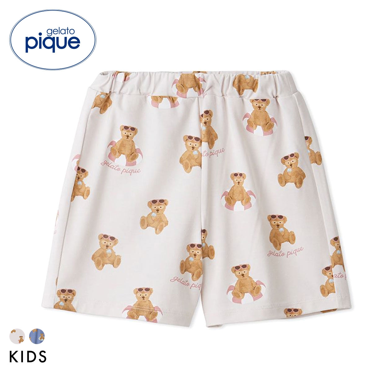 ジェラートピケ キッズアンドベイビー キッズ 接触冷感 サマーベア柄ショートパンツ ジェラピケ ルームウェア gelato pique Kids＆Baby KIDS