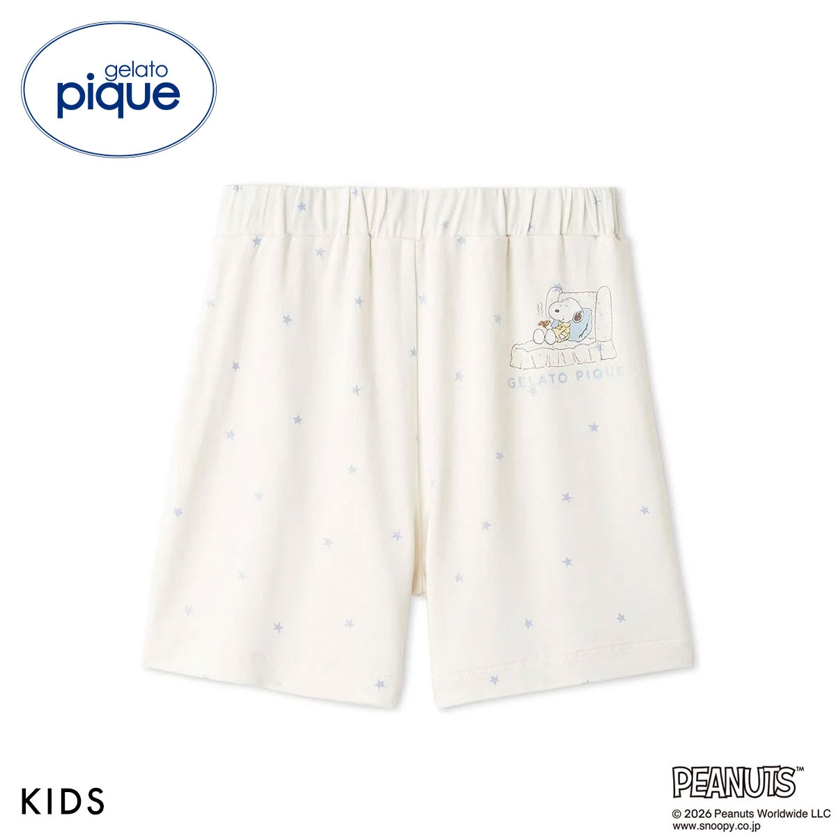 ジェラートピケ PEANUTS キッズアンドベイビー キッズ 接触冷感 ショートパンツ ジェラピケ スヌーピー SNOOPY gelato pique Kids＆Baby KIDS(CR-クリーム-90)