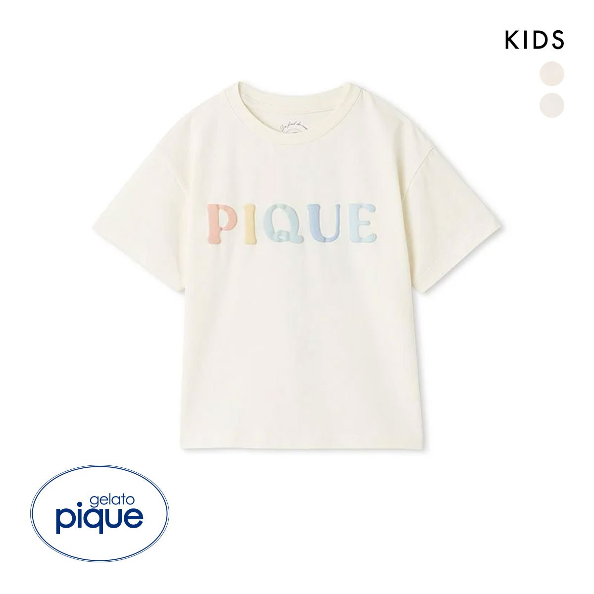 ジェラートピケ キッズアンドベイビー キッズ ドーナツベアワンポイントTシャツ ジェラピケ gelato pique Kids＆Baby KIDS ルームウェア(CR-クリーム-90)