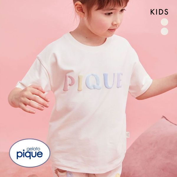 ジェラートピケ キッズアンドベイビー キッズ ドーナツベアワンポイントTシャツ ジェラピケ gelato pique Kids＆Baby KIDS ルームウェア