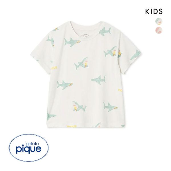 30%OFF【メール便(20)】 ジェラートピケ キッズアンドベイビー キッズ 接触冷感 SHARK柄Tシャツ ジェラピケ ルームウェア パジャマ gelato pique Kids&Baby KIDS 30%OFF【メール便(20)】 ジェラートピケ キッズアンドベイビー キッズ 接触冷感 SHARK柄Tシャツ ジェラピケ ルームウェア パジャマ gelato pique Kids&Baby KIDS