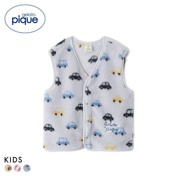 ジェラートピケ キッズアンドベイビー キッズ フリースベスト ジェラピケ ルームウェア gelato pique Kids＆Baby KIDS
