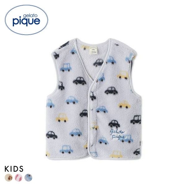 ジェラートピケ キッズアンドベイビー キッズ フリースベスト ジェラピケ ルームウェア gelato pique Kids＆Baby KIDS
