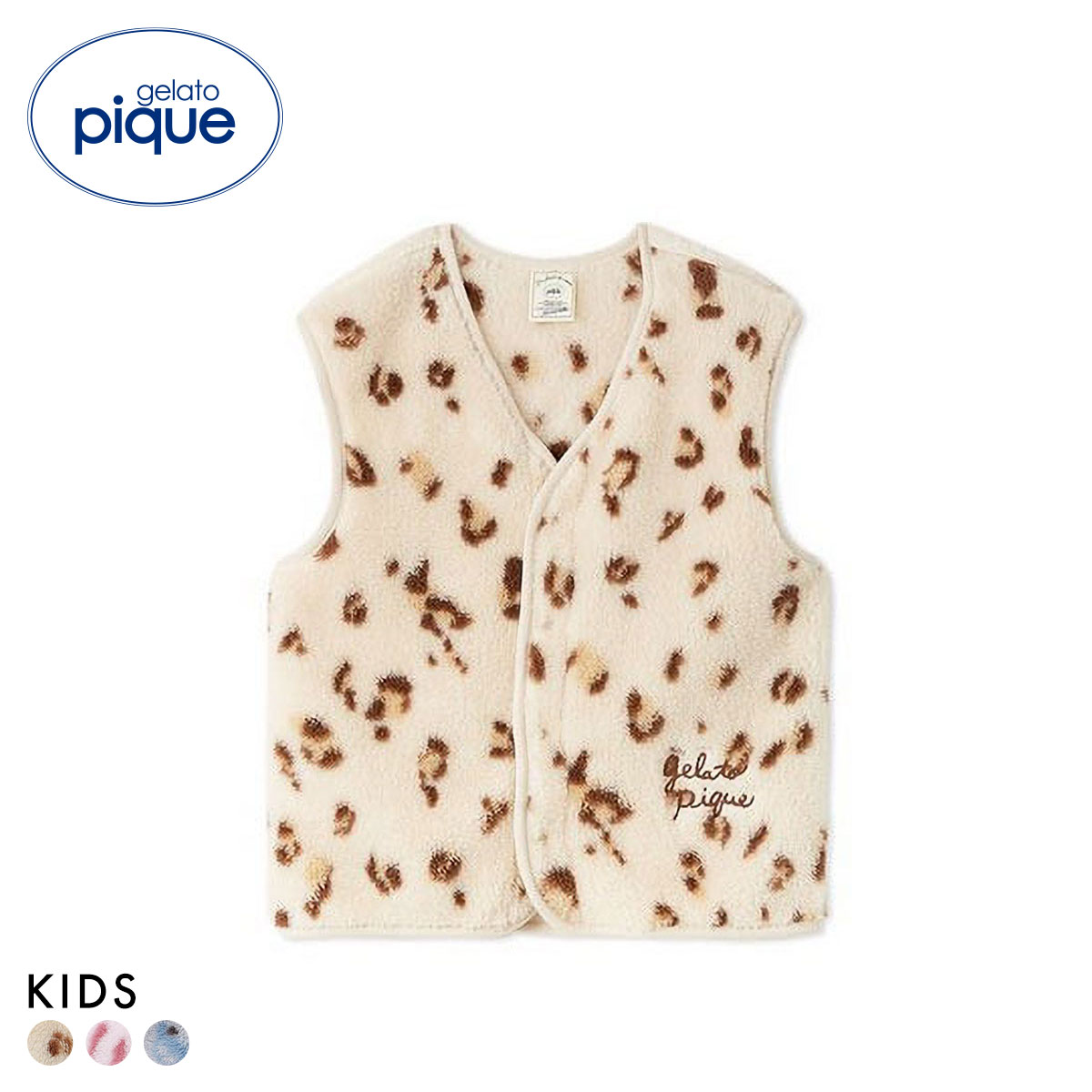 ジェラートピケ キッズアンドベイビー キッズ フリースベスト ジェラピケ ルームウェア gelato pique Kids＆Baby KIDS