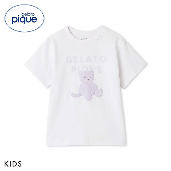 ジェラートピケ キッズアンドベイビー キッズ ぬいぐるみワンポイントTシャツ ジェラピケ ルームウェア gelato pique Kids＆Baby KIDS