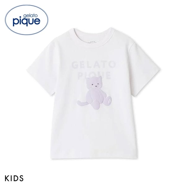 ジェラートピケ キッズアンドベイビー キッズ ぬいぐるみワンポイントTシャツ ジェラピケ ルームウェア gelato pique Kids＆Baby KIDS