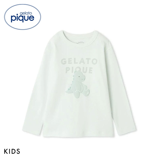 ジェラートピケ キッズアンドベイビー キッズ ぬいぐるみワンポイントロンT ジェラピケ ルームウェア パジャマ gelato pique Kids＆Baby KIDS