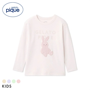 ジェラートピケ キッズアンドベイビー キッズ ぬいぐるみワンポイントロンT ジェラピケ ルームウェア パジャマ gelato pique Kids＆Baby KIDS