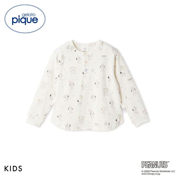 ジェラートピケ キッズアンドベイビー gelato pique Kids＆Baby PEANUTS PUPPIES KIDS トイボックス柄プルオーバー