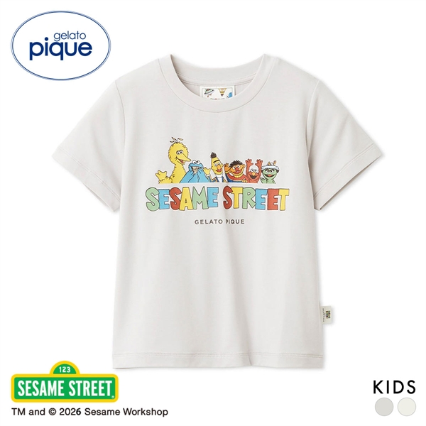ジェラートピケ キッズアンドベイビー キッズ SESAME STREET ワンポイントTシャツ セサミストリート ジェラピケ gelato pique KIDS