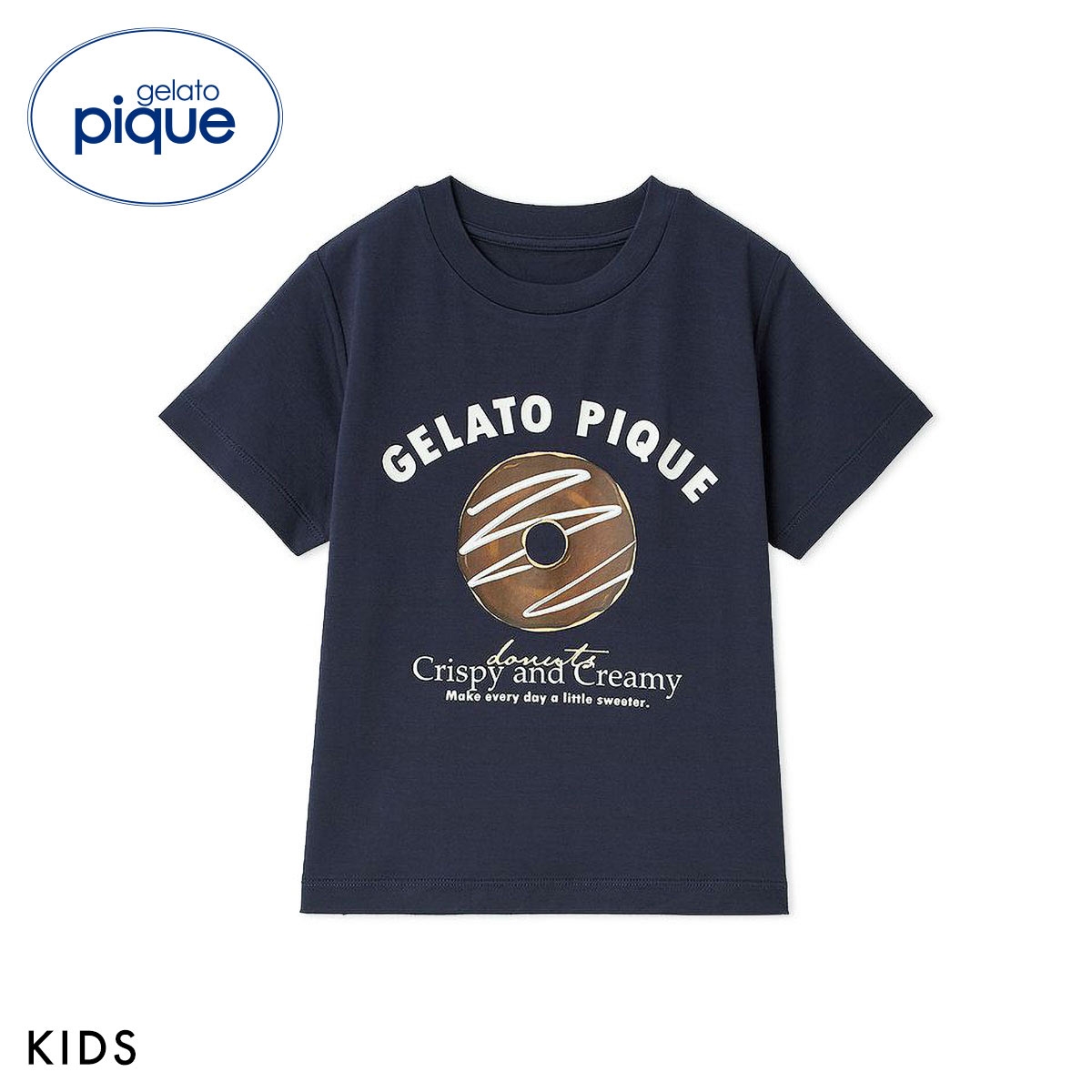 ジェラートピケ キッズアンドベイビー キッズ ドーナツワンポイントプリントTシャツ ジェラピケ ルームウェア gelato pique Kids＆Baby KIDS