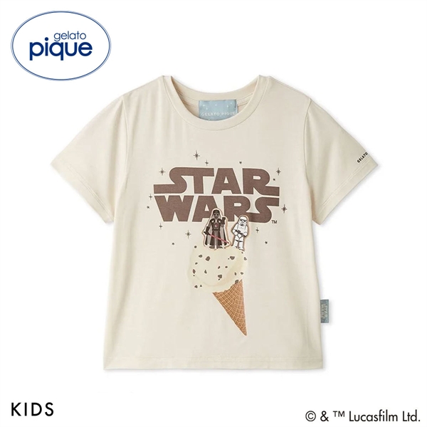 ジェラートピケ STAR WARS キッズアンドベイビー キッズ ワンポイントTシャツ ジェラピケ スターウォーズ ルームウェア gelato pique Kids＆Baby KIDS