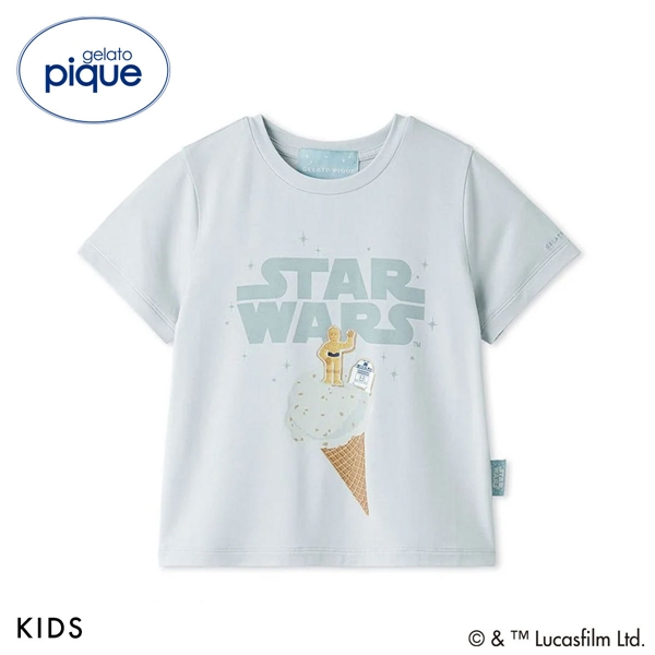 ジェラートピケ STAR WARS キッズアンドベイビー キッズ ワンポイントTシャツ ジェラピケ スターウォーズ ルームウェア gelato pique Kids＆Baby KIDS