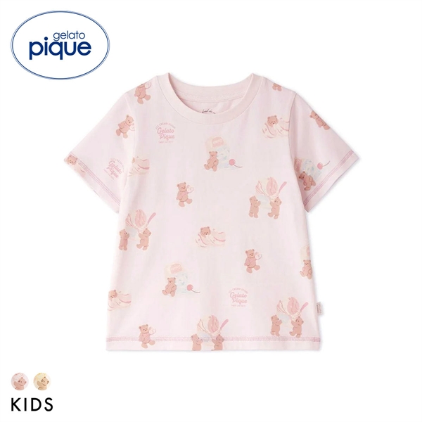 ジェラートピケ キッズアンドベイビー キッズ アイスクリームベア柄Tシャツ ジェラピケ gelato pique Kids＆Baby KIDS