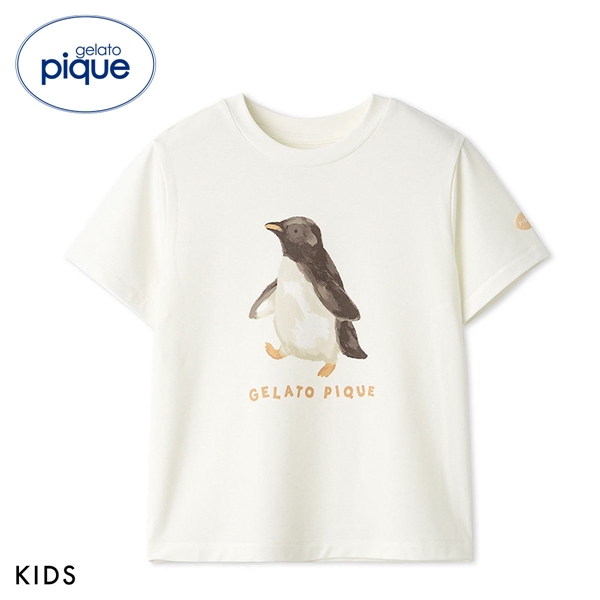 ジェラートピケ キッズアンドベイビー キッズ 接触冷感 シーアニマル柄ワンポイントTシャツ ジェラピケ gelato pique Kids＆Baby KIDS