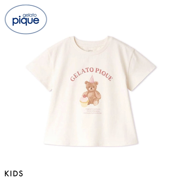 ジェラートピケ キッズアンドベイビー キッズ パジャマパーティーワンポイントフレアTシャツ ジェラピケ gelato pique Kids＆Baby KIDS