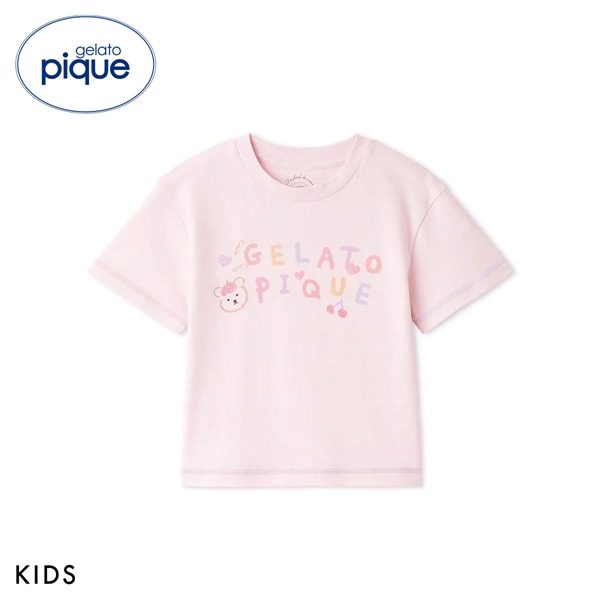 ジェラートピケ キッズアンドベイビー キッズ ドローイングベアワンポイントTシャツ ジェラピケ gelato pique Kids＆Baby KIDS