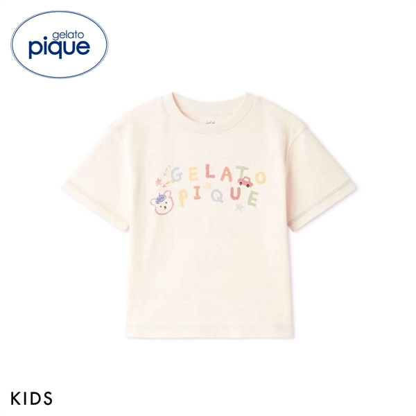 ジェラートピケ キッズアンドベイビー キッズ ドローイングベアワンポイントTシャツ ジェラピケ gelato pique Kids＆Baby KIDS