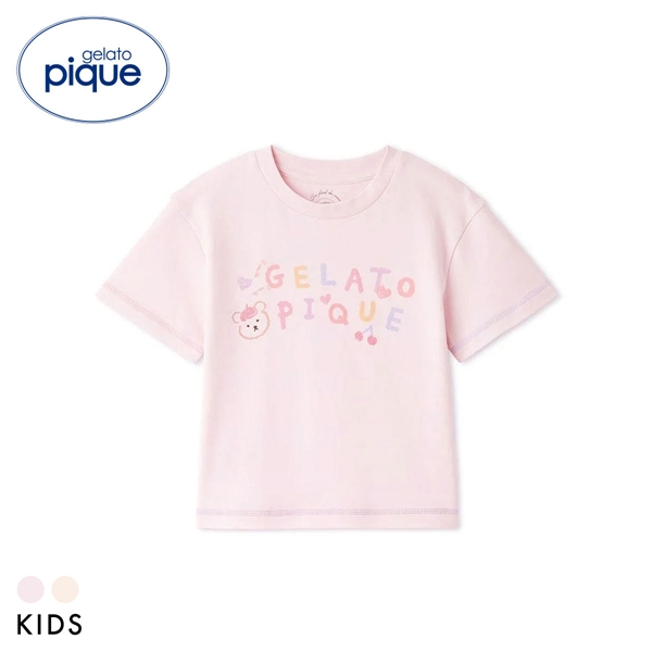 ジェラートピケ キッズアンドベイビー キッズ ドローイングベアワンポイントTシャツ ジェラピケ gelato pique Kids＆Baby KIDS