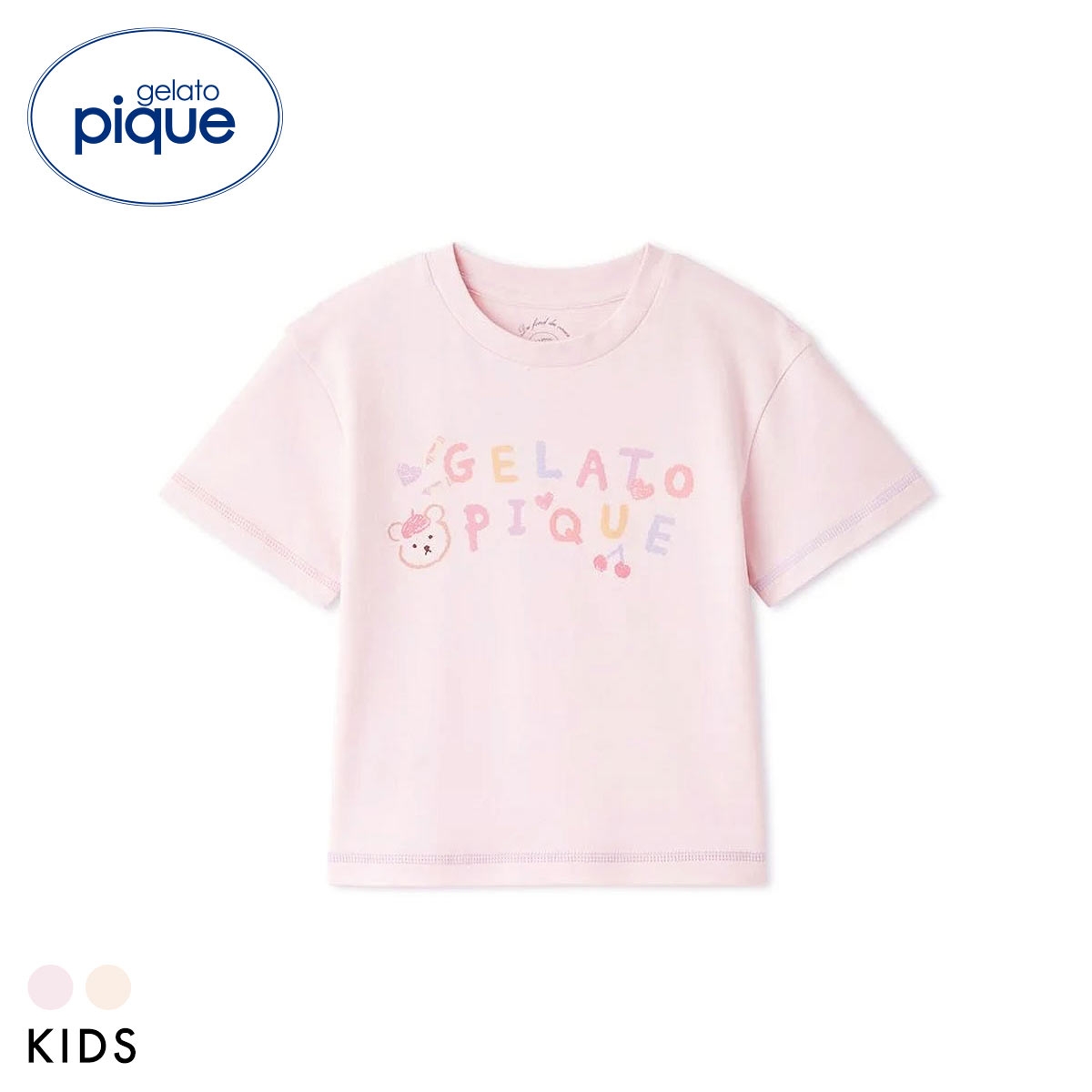 ジェラートピケ キッズアンドベイビー キッズ ドローイングベアワンポイントTシャツ ジェラピケ gelato pique Kids＆Baby KIDS