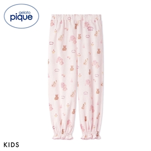 ジェラートピケ キッズアンドベイビー キッズ パジャマパーティー柄シャーリングロングパンツ ジェラピケ gelato pique Kids＆Baby KIDS