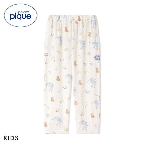 ジェラートピケ キッズアンドベイビー キッズ パジャマパーティー柄ロングパンツ ジェラピケ gelato pique Kids＆Baby KIDS