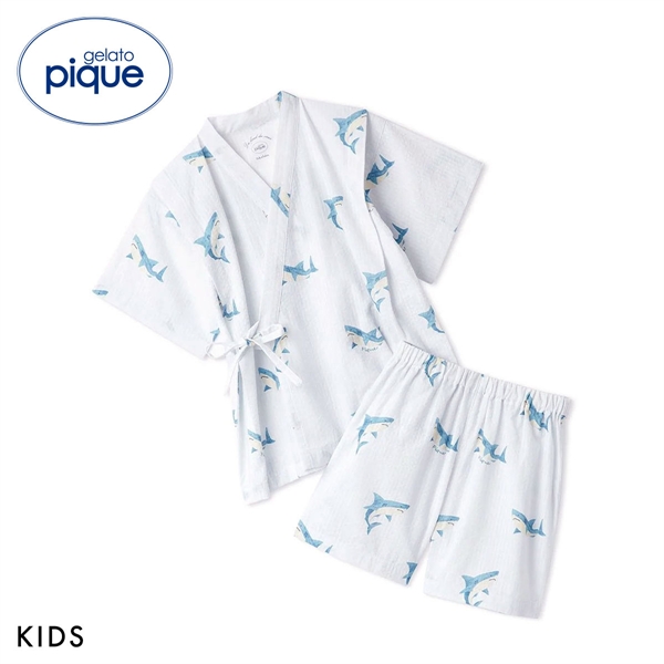 ジェラートピケ キッズアンドベイビー キッズ 甚平 ジェラピケ パジャマ ルームウェア gelato pique Kids＆Baby KIDS