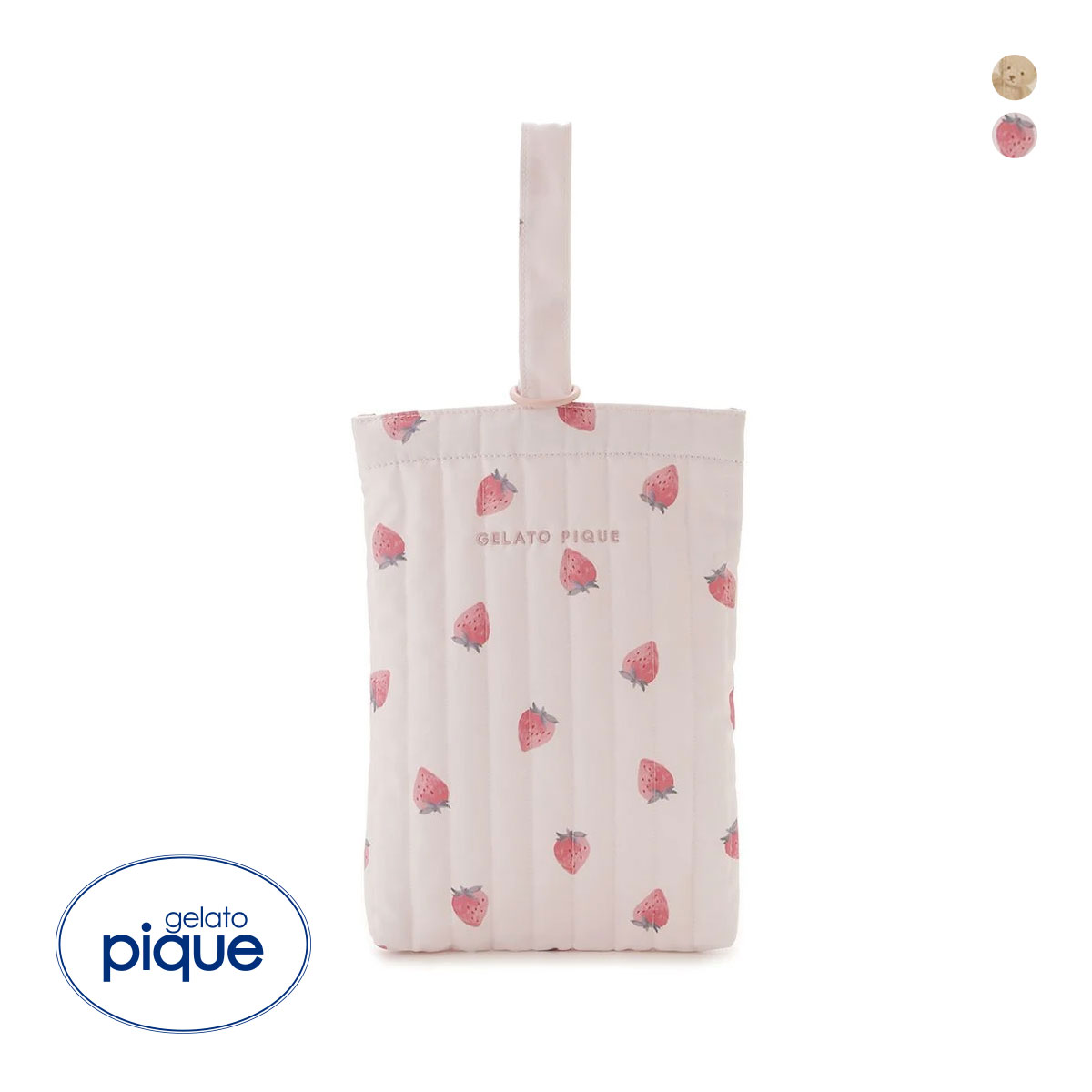 ジェラートピケ キッズアンドベイビー キッズ シューズバッグ ジェラピケ gelato pique Kids＆Baby KIDS(PI-ピンク-Free)