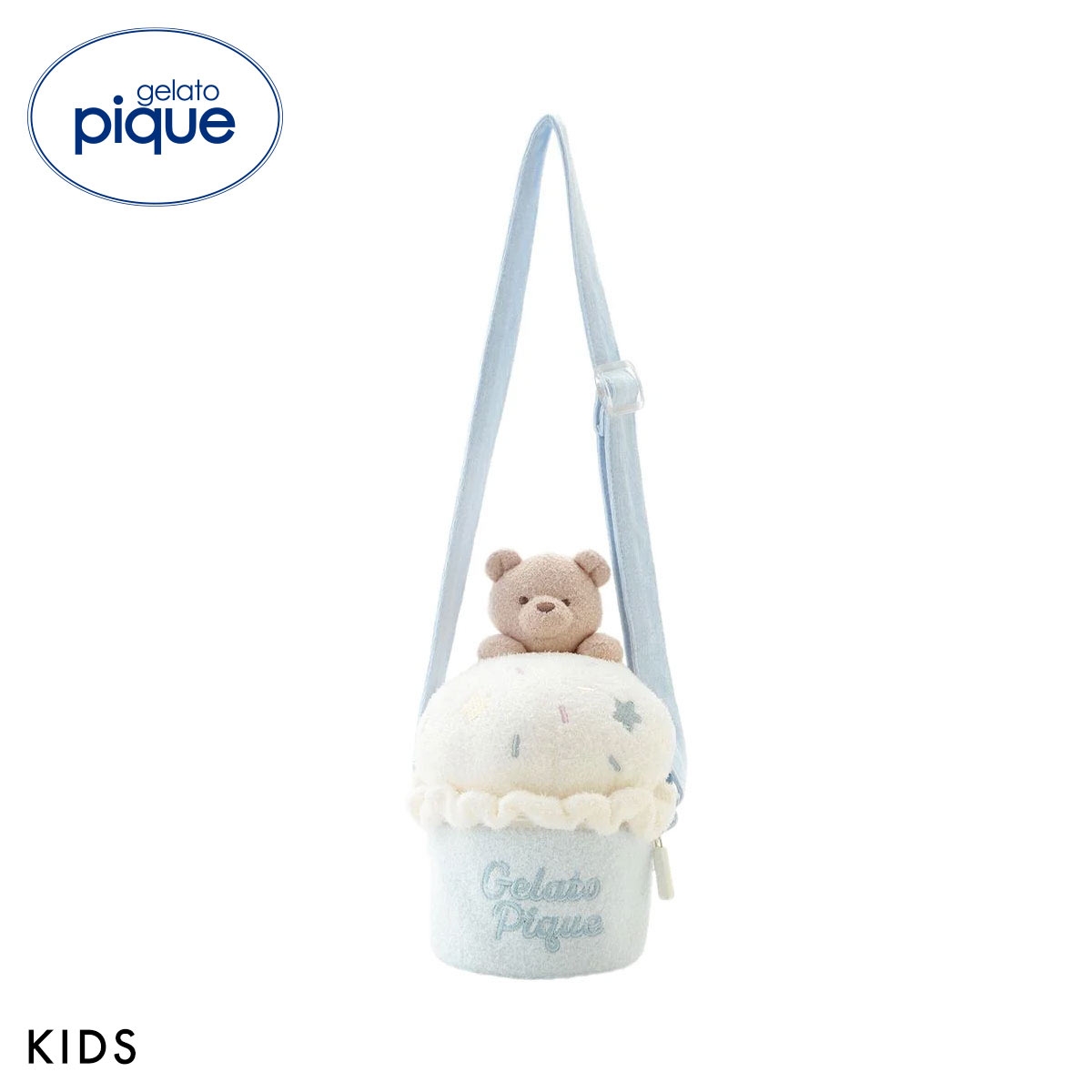 ジェラートピケ キッズアンドベイビー キッズ スムーズィーアイスクリームベアショルダーバッグ ジェラピケ gelato pique Kids＆Baby KIDS(MI-ミント-Free)