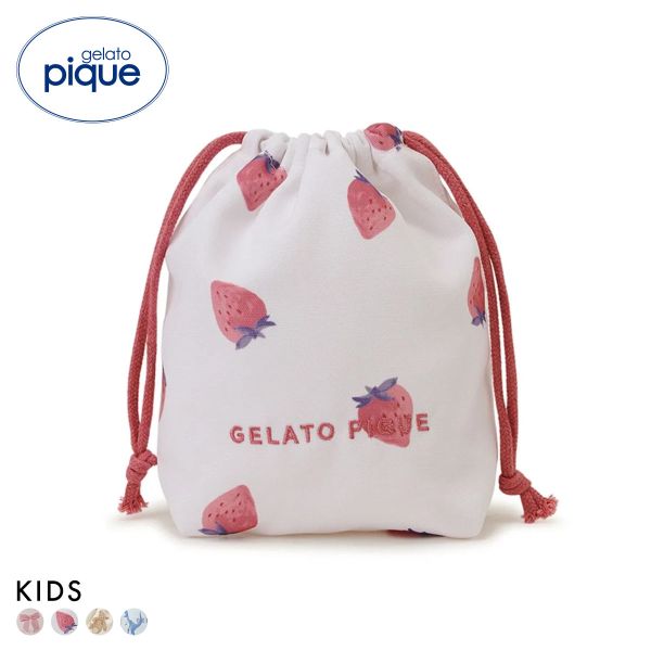 ジェラートピケ キッズアンドベイビー キッズ 入園入学グッズ 限定カラーあり 巾着Sサイズ ジェラピケ gelato pique Kids＆Baby KIDS