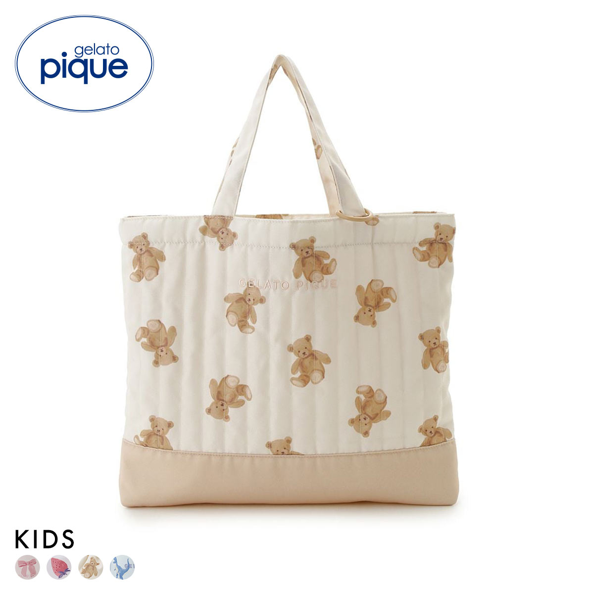 ジェラートピケ キッズアンドベイビー キッズ 入園入学グッズ 限定カラーあり レッスンバッグ ジェラピケ gelato pique Kids＆Baby KIDS(BE-ベージュ-Free)