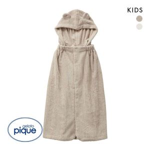ジェラートピケ キッズアンドベイビー gelato pique Kids＆Baby【KIDS】フード付きラップタオル ジェラピケ