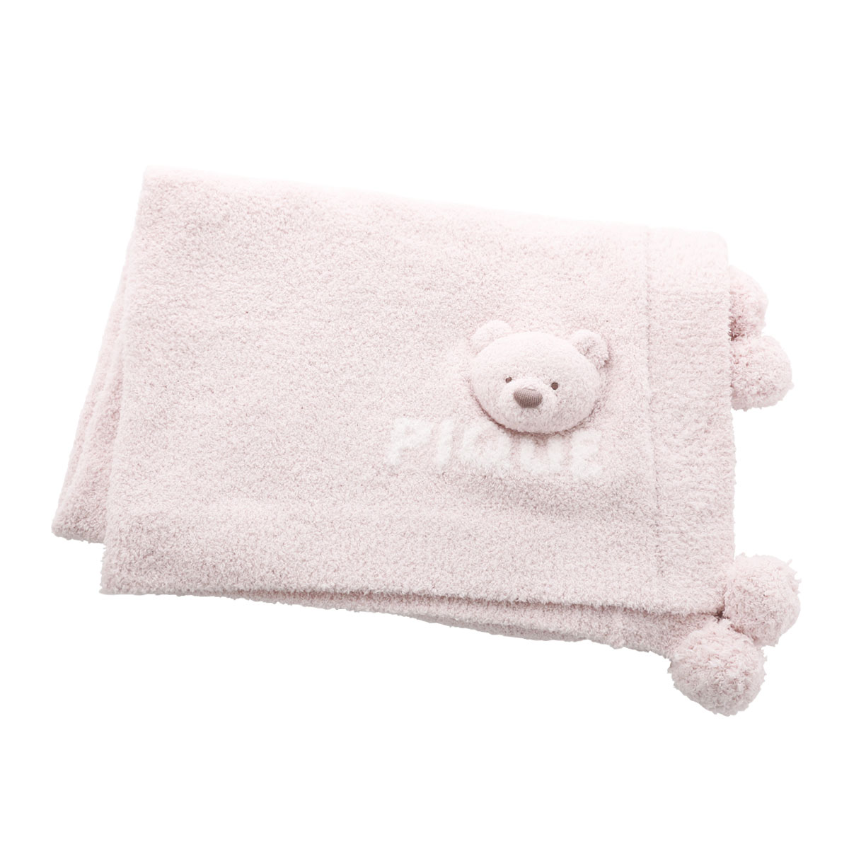 ジェラートピケ キッズアンドベイビー gelato pique Kids＆Baby 【KIDS】パウダーベアブランケット ジェラピケ(PI-ピンク-Free)