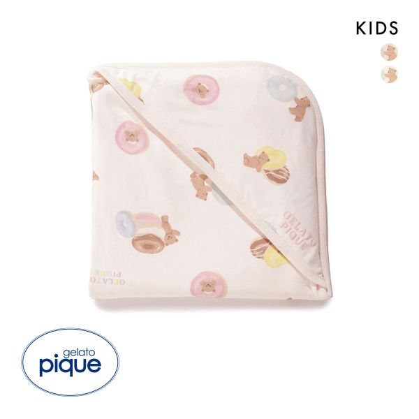 ジェラートピケ キッズアンドベイビー キッズ ドーナツベア柄ブランケット ジェラピケ gelato pique Kids＆Baby KIDS